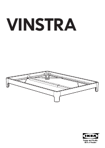 Handleiding IKEA VINSTRA Bedframe