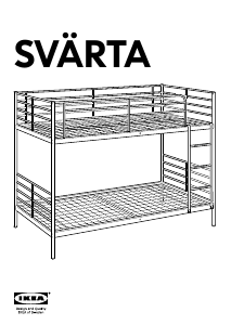 Посібник IKEA SVARTA Двоярусне ліжко