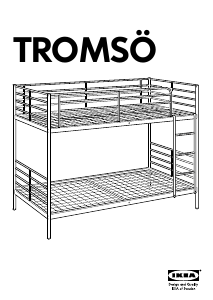 Manuale IKEA TROMSO (208x97) Letto a castello