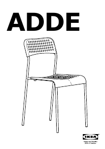Manuál IKEA ADDE Židle