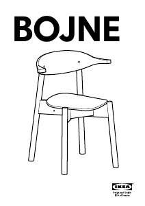Εγχειρίδιο IKEA BOJNE Καρέκλα