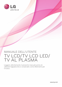Manuale LG 50PT351A Plasma televisore