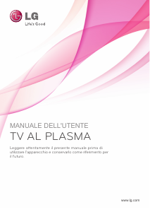 Manuale LG 50PZ850A Plasma televisore