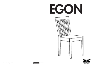 Manuál IKEA EGON Židle