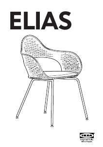 Brugsanvisning IKEA ELIAS Stol