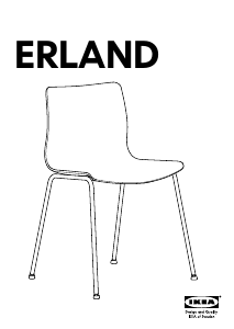 사용 설명서 이케아 ERLAND 의자