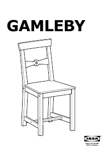 Bruksanvisning IKEA GAMLEBY Stol