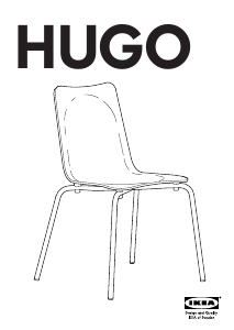 Manuál IKEA HUGO Židle