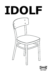 Manuál IKEA IDOLF Židle