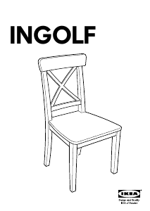Руководство IKEA INGOLF Стул