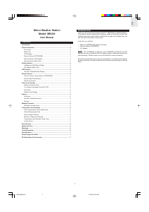 Manuale Oregon MR238 Stazione meteorologica