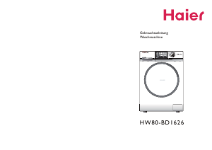 Bedienungsanleitung Haier HW80-BD1626 Intelius 500 Waschmaschine