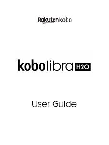 Handleiding Kobo Libra H2o E-reader