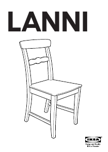 Manuál IKEA LANNI Židle