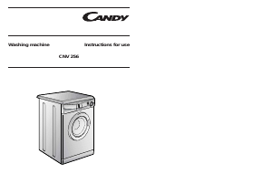 Manual Candy CNV 256-80 Washing Machine