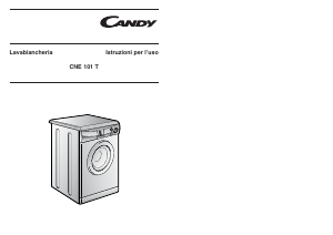 Manuale Candy CNE 101 T Lavatrice