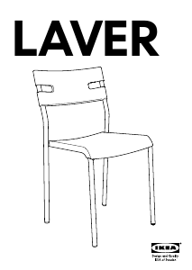 Εγχειρίδιο IKEA LAVER Καρέκλα