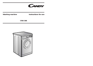 Manual Candy CNA 166-80 Washing Machine
