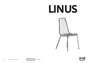 Návod IKEA LINUS Stolička