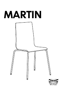 Használati útmutató IKEA MARTIN Szék