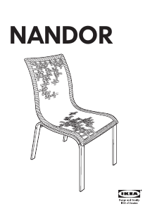 Manuál IKEA NANDOR Židle