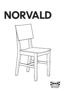 Manuál IKEA NORVALD Židle