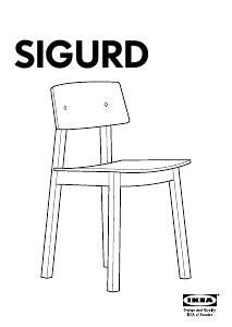 사용 설명서 이케아 SIGURD 의자