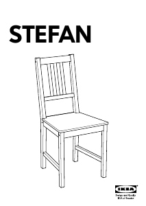 Návod IKEA STEFAN Stolička