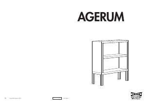 Manual IKEA AGERUM Bookcase