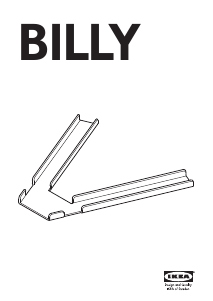 Manual IKEA BILLY (corner) Bookcase