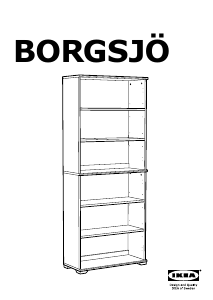 Mode d’emploi IKEA BORGSJO Bibliothèque