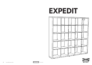 Käyttöohje IKEA EXPEDIT (185x185) Kirjahylly