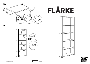 Manual IKEA FLARKE Bibliotecă