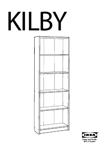 Manuál IKEA KILBY Knihovna