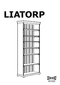 Használati útmutató IKEA LIATORP Könyvszekrény