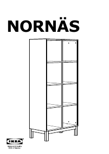 Руководство IKEA NORNAS Книжная полка