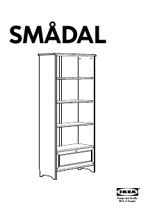 Priručnik IKEA SMADAL (with drawer) Polica za knjige