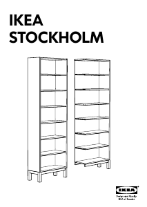 Käyttöohje IKEA STOCKHOLM Kirjahylly