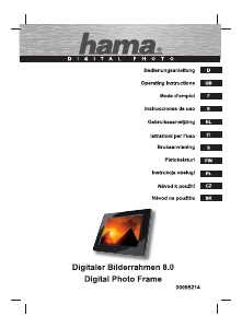 Bedienungsanleitung Hama 00095214 New Basic Digitaler bilderrahmen