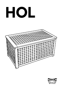 Посібник IKEA HOL (98x50) Журнальний столик