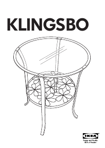 Manuale IKEA KLINGSBO Tavolino