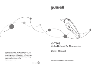 Handleiding Yuwell YHT-102 Thermometer