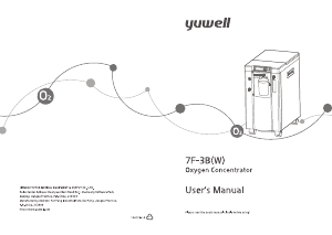Handleiding Yuwell 7F-3B Zuurstofconcentrator