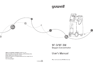 Handleiding Yuwell 9F-3 Zuurstofconcentrator