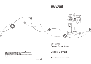 Manual Yuwell 9F-3AW Oxygen Concentrator