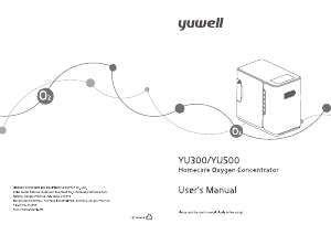 Handleiding Yuwell YU300 Zuurstofconcentrator