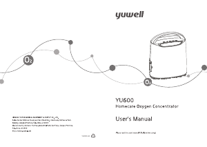 Handleiding Yuwell YU600 Zuurstofconcentrator
