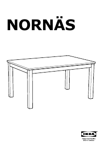 Használati útmutató IKEA NORNAS Dohányzóasztal