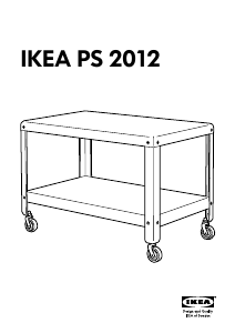 Käyttöohje IKEA PS 2012 Kahvipöytä