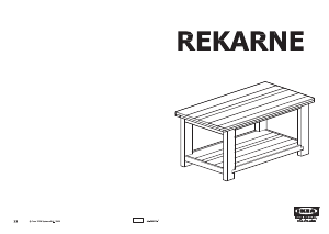 Vadovas IKEA REKARNE Kavos staliukas